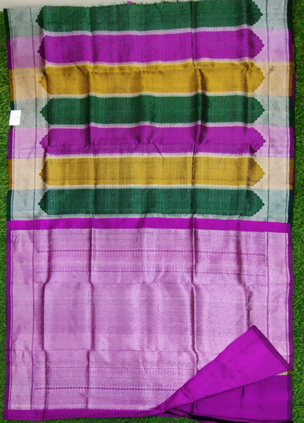 Multi Colour Venkatagiri Pattu 12FB1