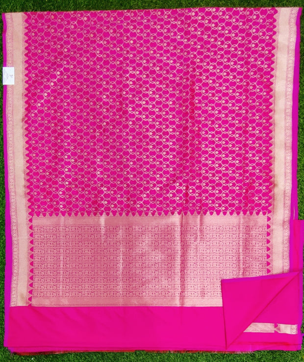 Pink Katan Banaras Pattu 3MR9