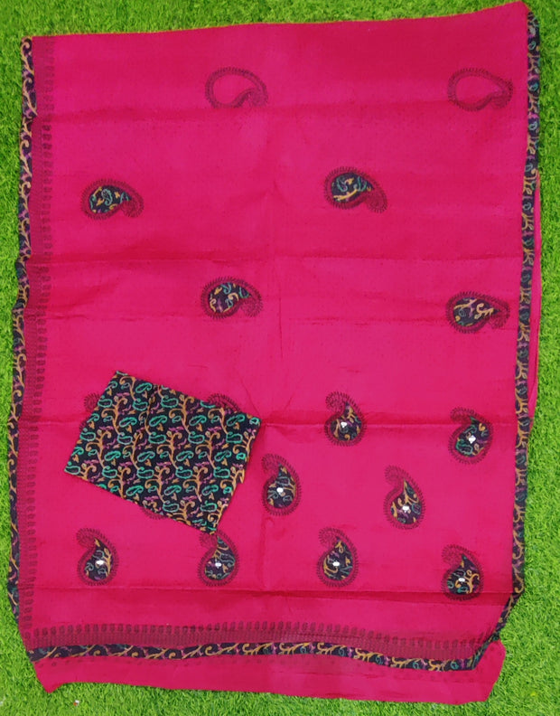 Red Cotton Patch Work 23FB4