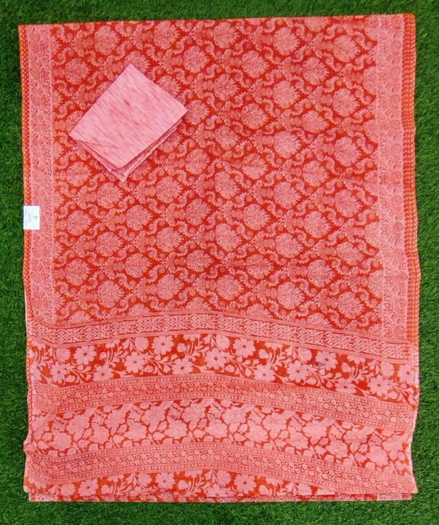 Orange Pallavi Cotton 11MR1