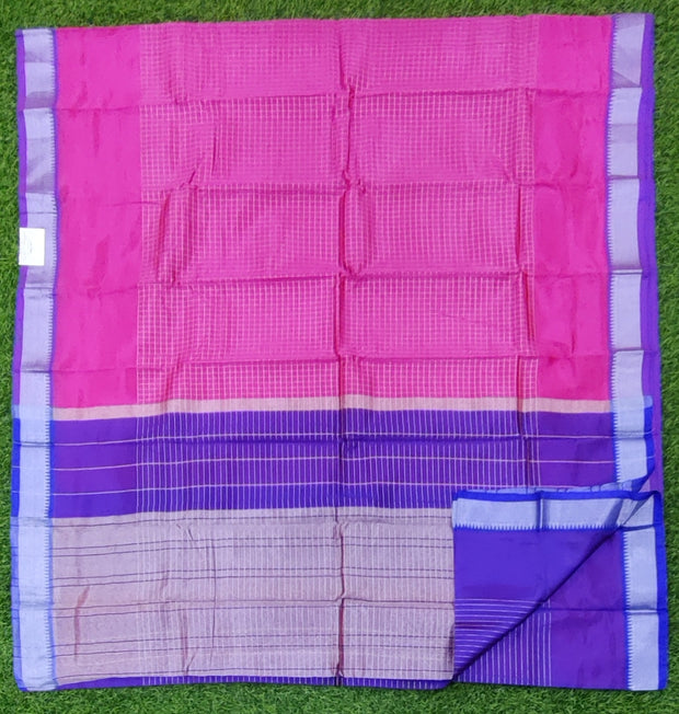 Peach Pink Mangalagiri Pattu 21MR17