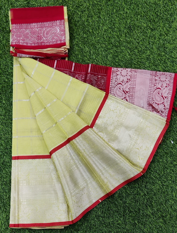 Lemon Yellow Mangalagiri Pattu 2AP3