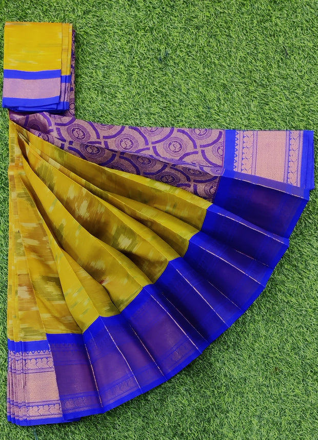 Mustard Yellow Mangalagiri Pattu 2AP11