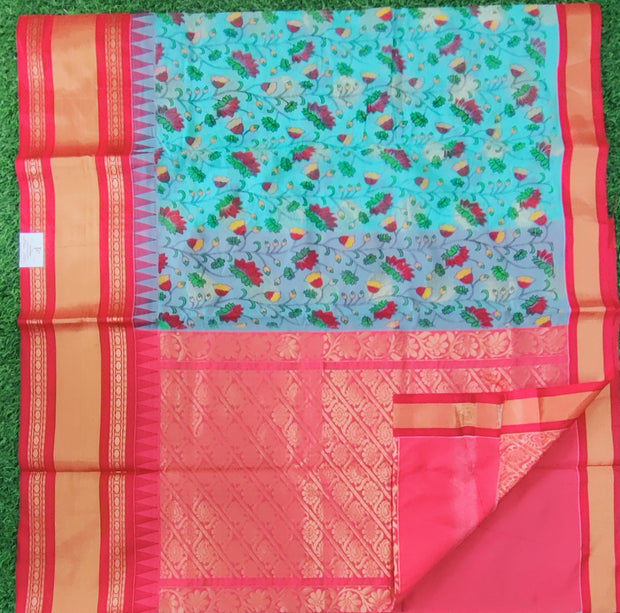 Lux Green Handloom Mangalagiri 4AP9