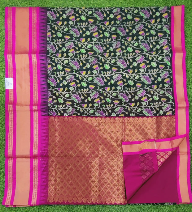 Black Handloom Mangalagiri 4AP5