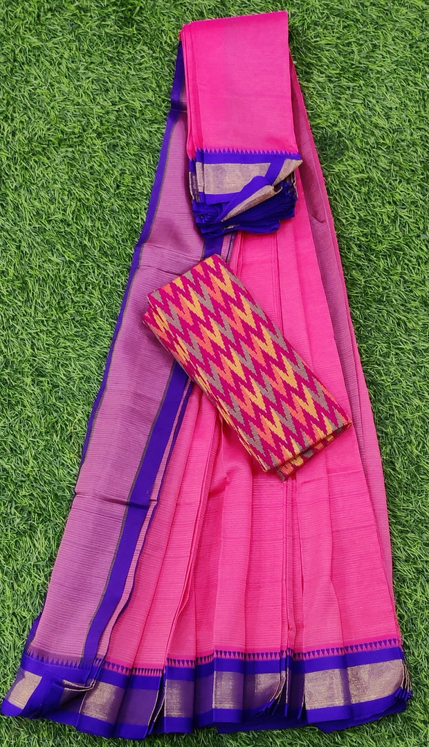 Pink Mangalagiri Pattu 16AP2