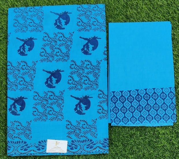 Blue Pallavi Cotton 18AP5