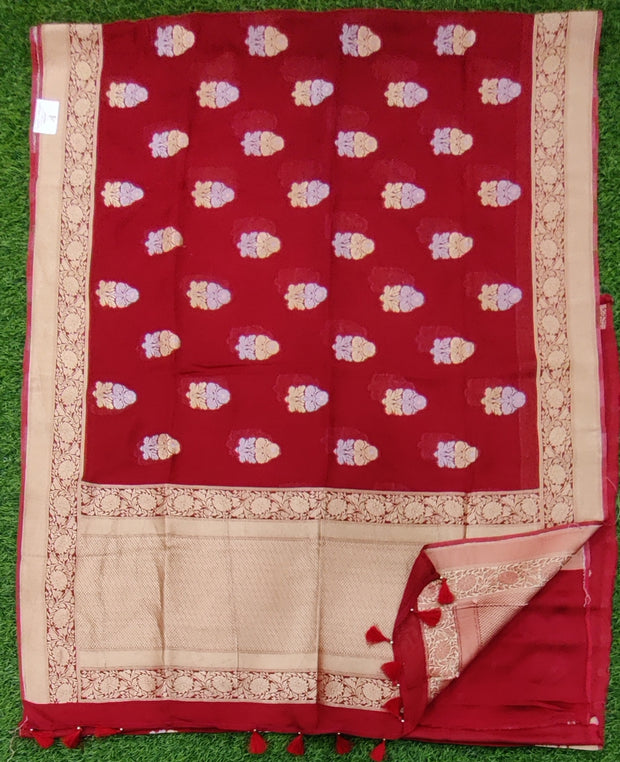 Red Georgette Banarasi 23AP2