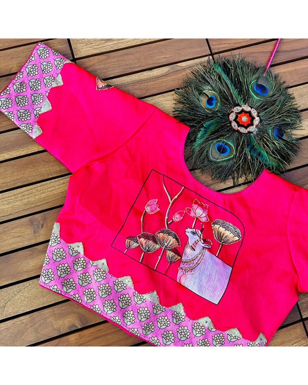 Pink Hand Crafted Blouse