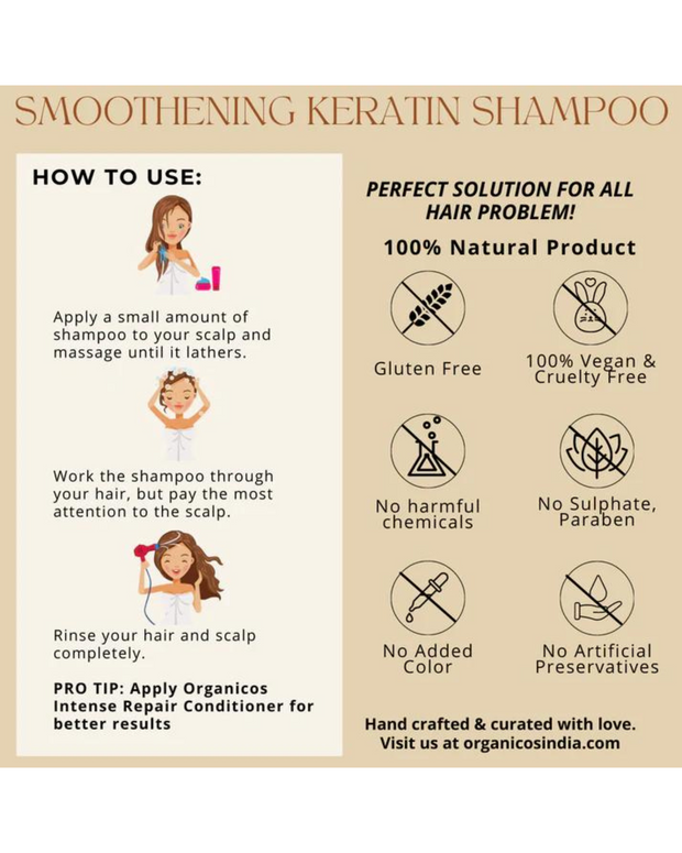 Smoothening Keratin Shampoo 200ML