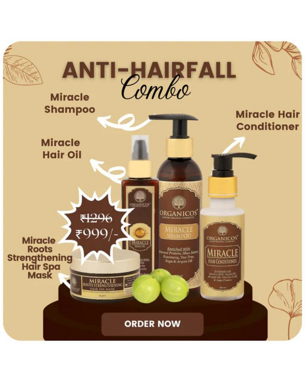 Anti Hair Fall Combo Pack of 4
