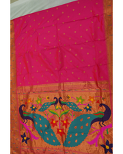 Banaras Paithani Pink