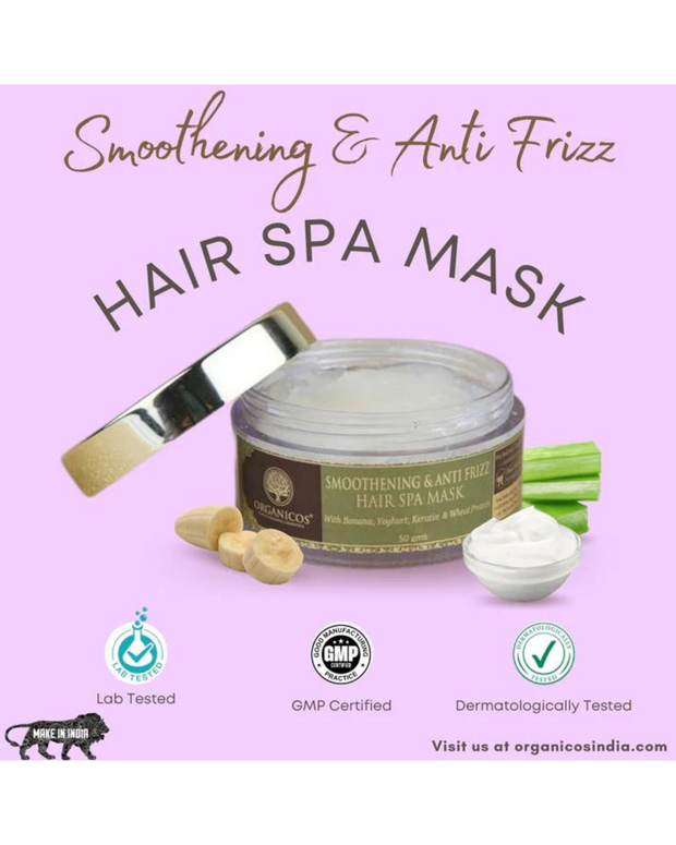 Smoothening & Anti Frizz Hair Spa Mask 50G
