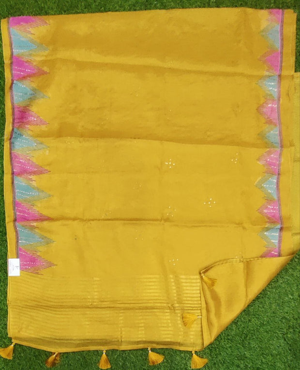 Golden Yellow Tissue Linen 2MR1