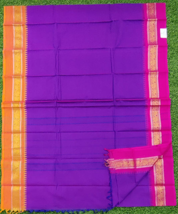 Purple Narayanpet Cotton Orange 21MRE1