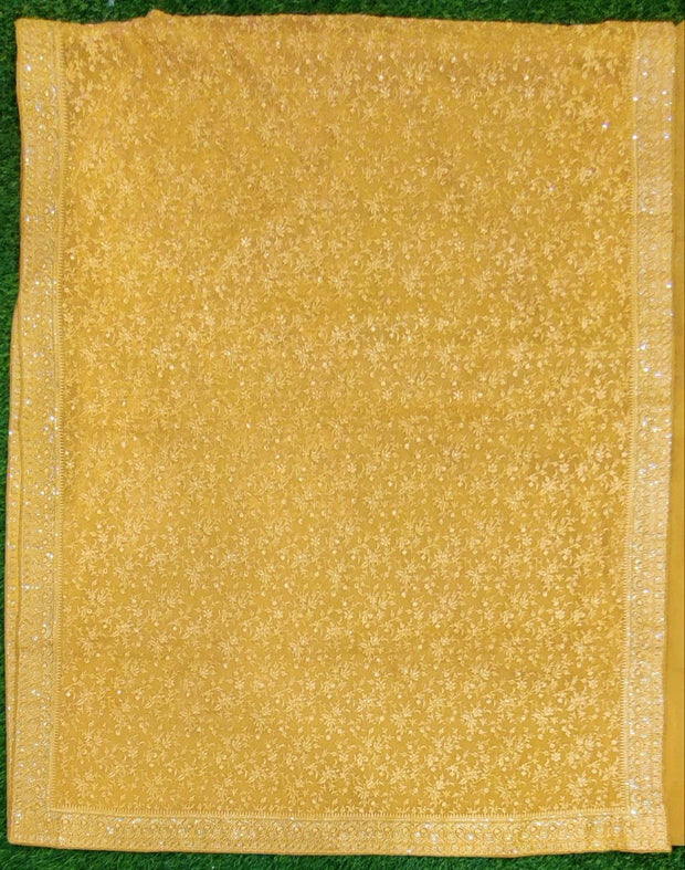 Yellow Georgette Shimmer 1H3